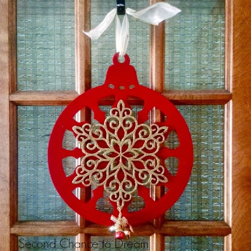 Dollar Store Ornament Wreath